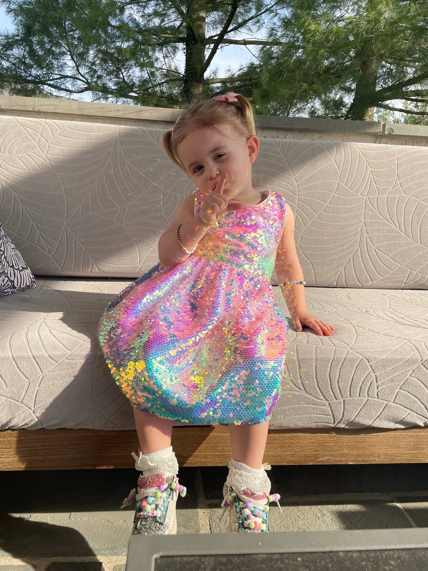 *PRE-ORDER* Ombre Sequin Dress