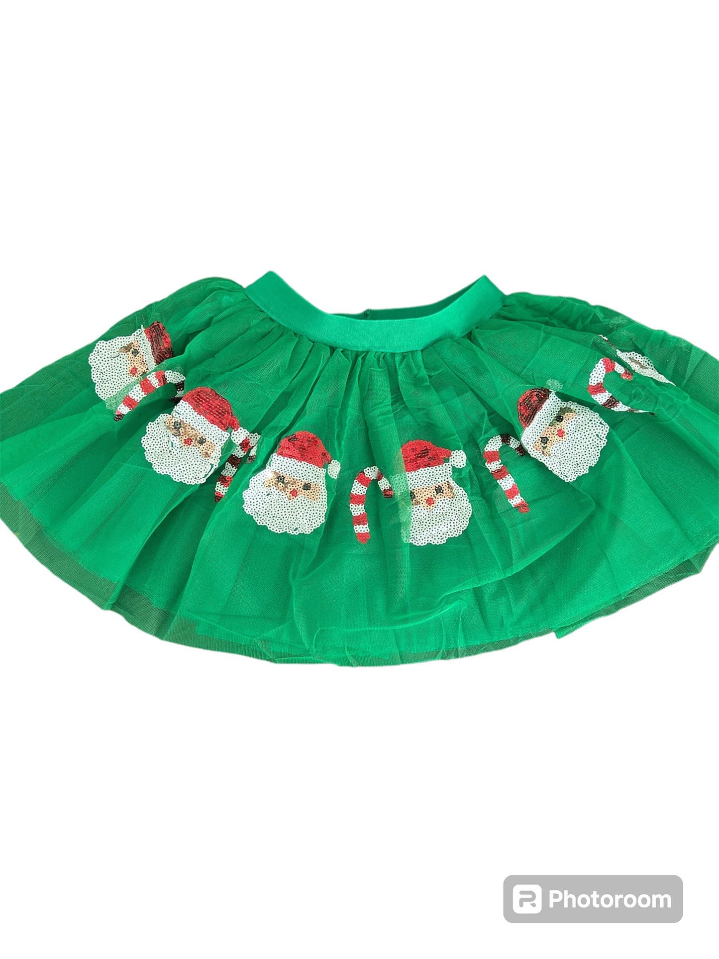 Candy Candy and Santa Green Tutu 