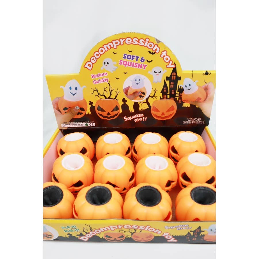 Halloween Squeeze Pumpkin Ghost Toys