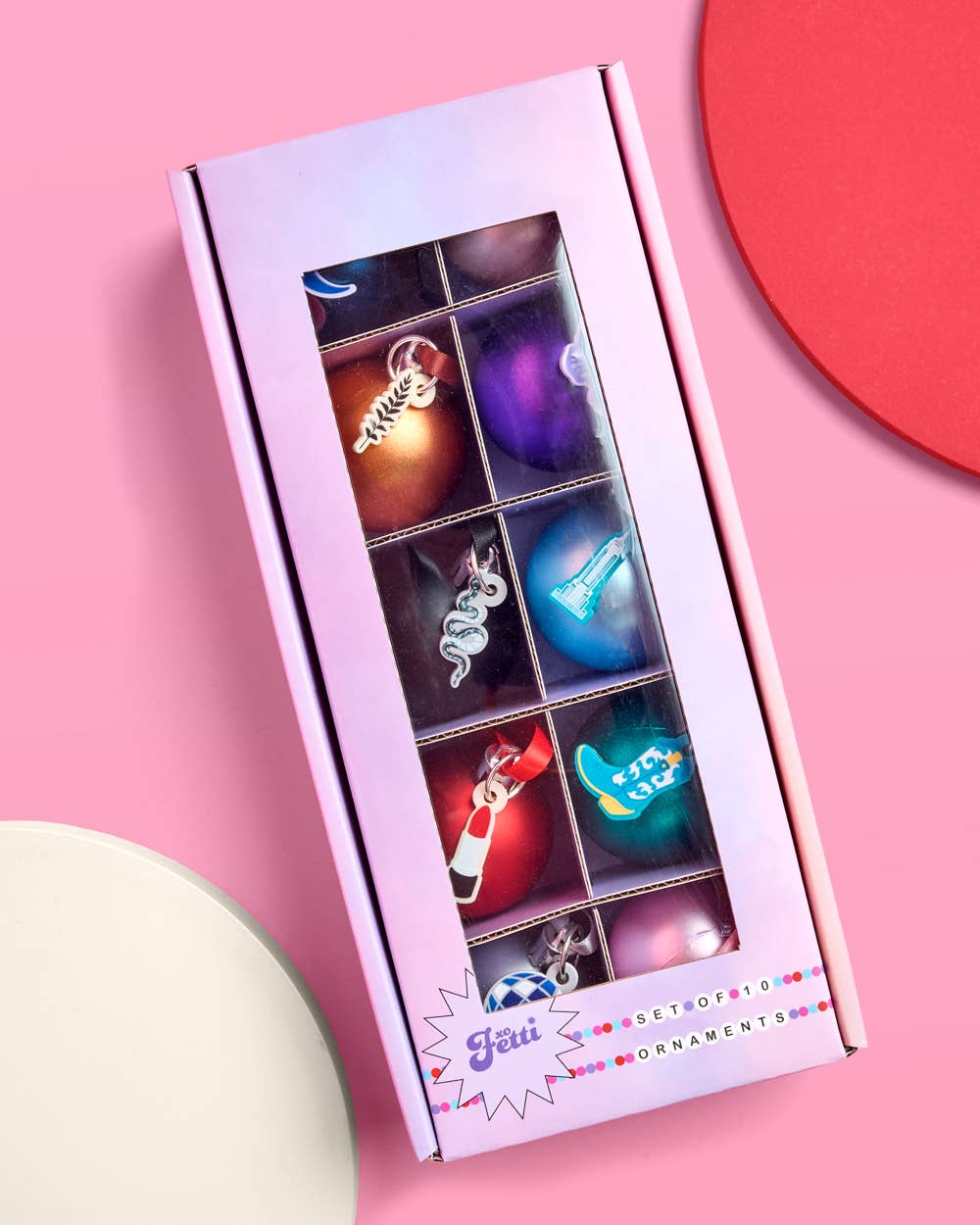 Christmas Swiftie Era Charm Ornament Set - 10 shatterproof