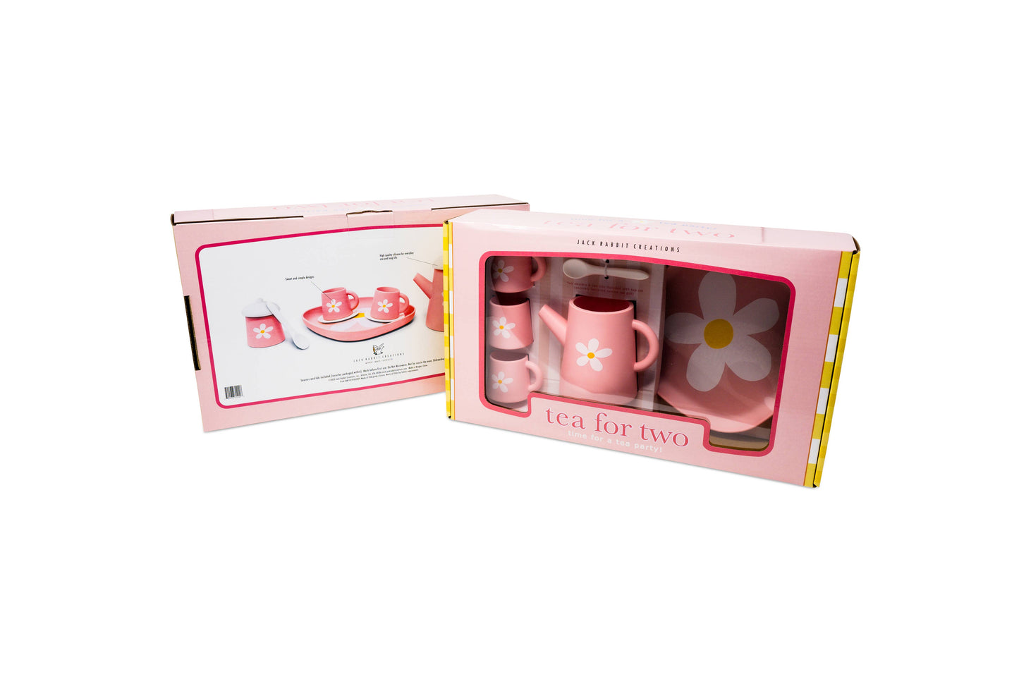 Pink Silicone Tea Set: Flower Power