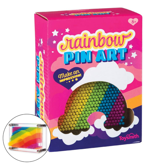 Colorful Rainbow Pin Art, Girls Boys, Room Decor Desk Toy