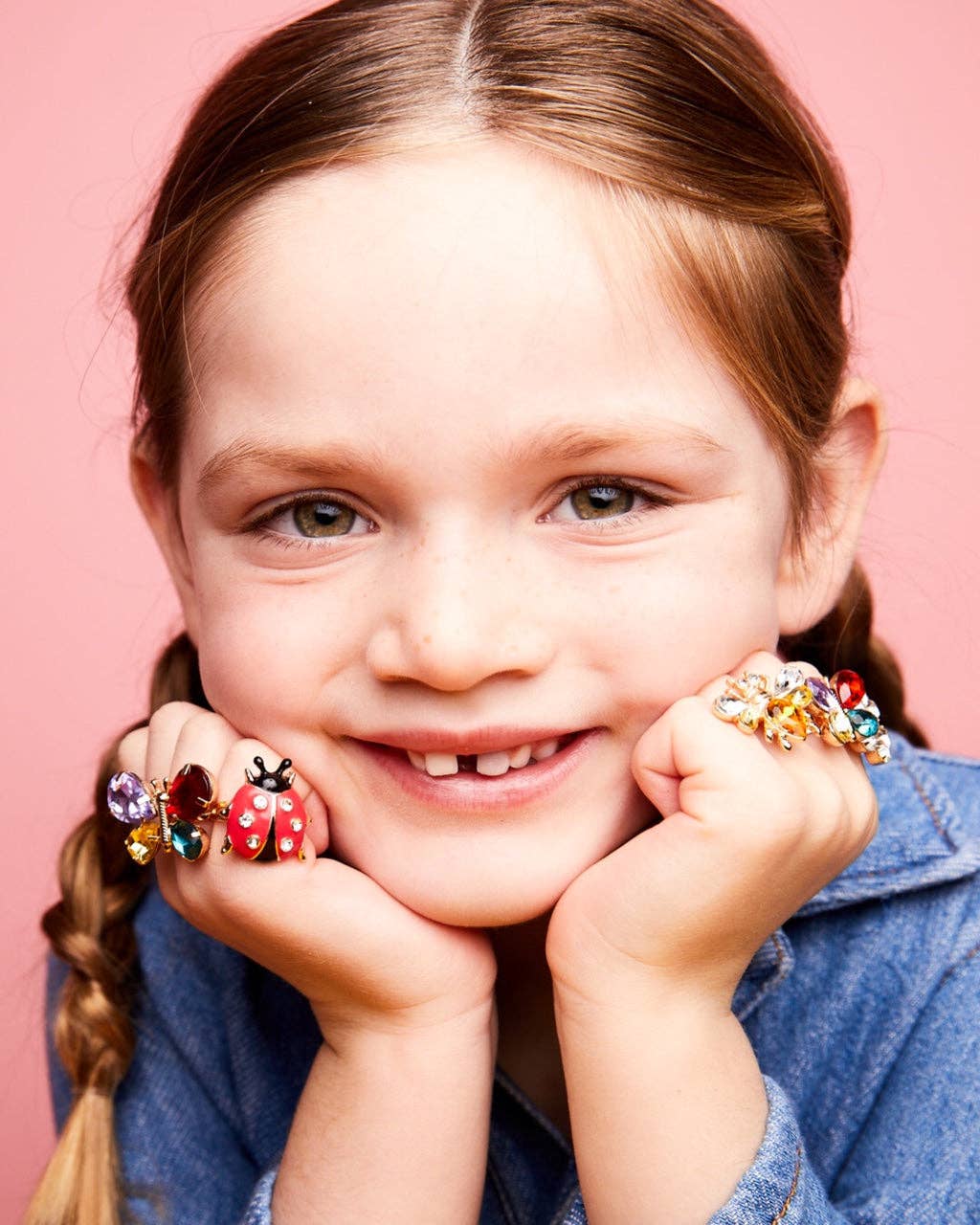 Butterfly & Ladybug Ring Set