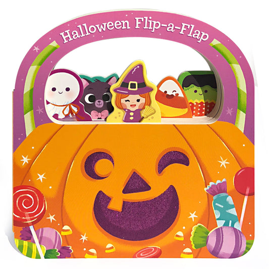 Happy Halloween Flip-a-Flap Halloween Board Book with Handle