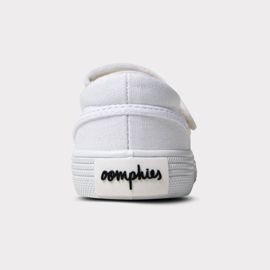 Jamie Girls Mary Jane Shoe- Tumbled White