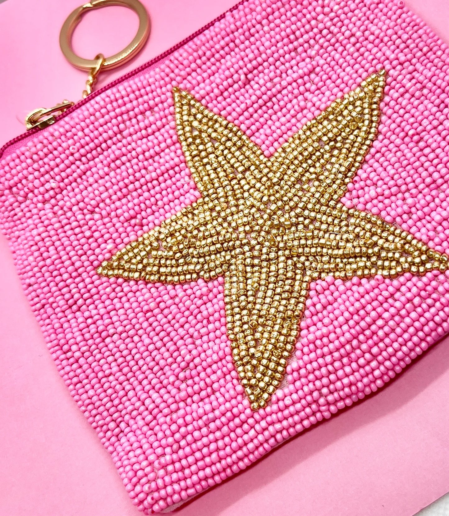 Beaded Coin Purse - STAR