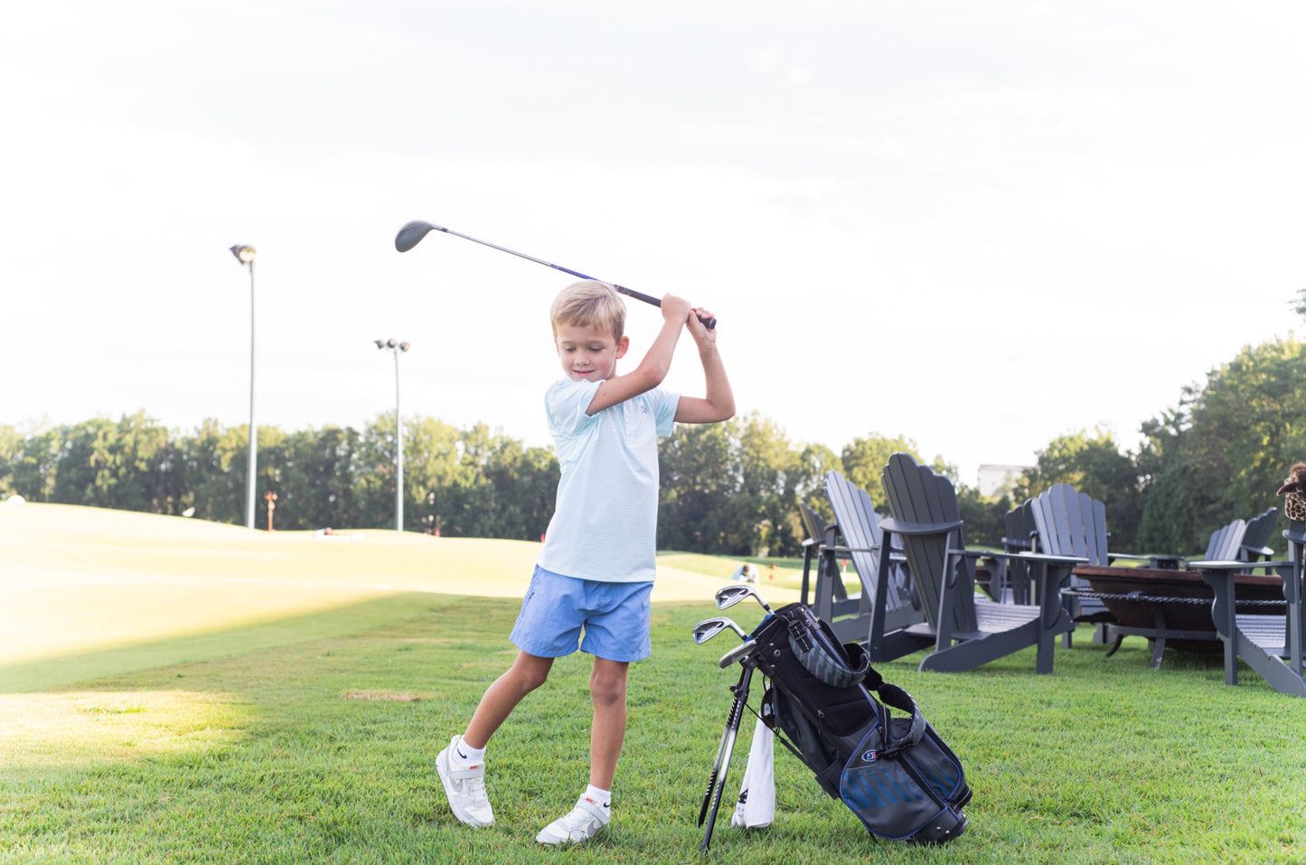 Outrigger Performance Short - Ashleigh Blue