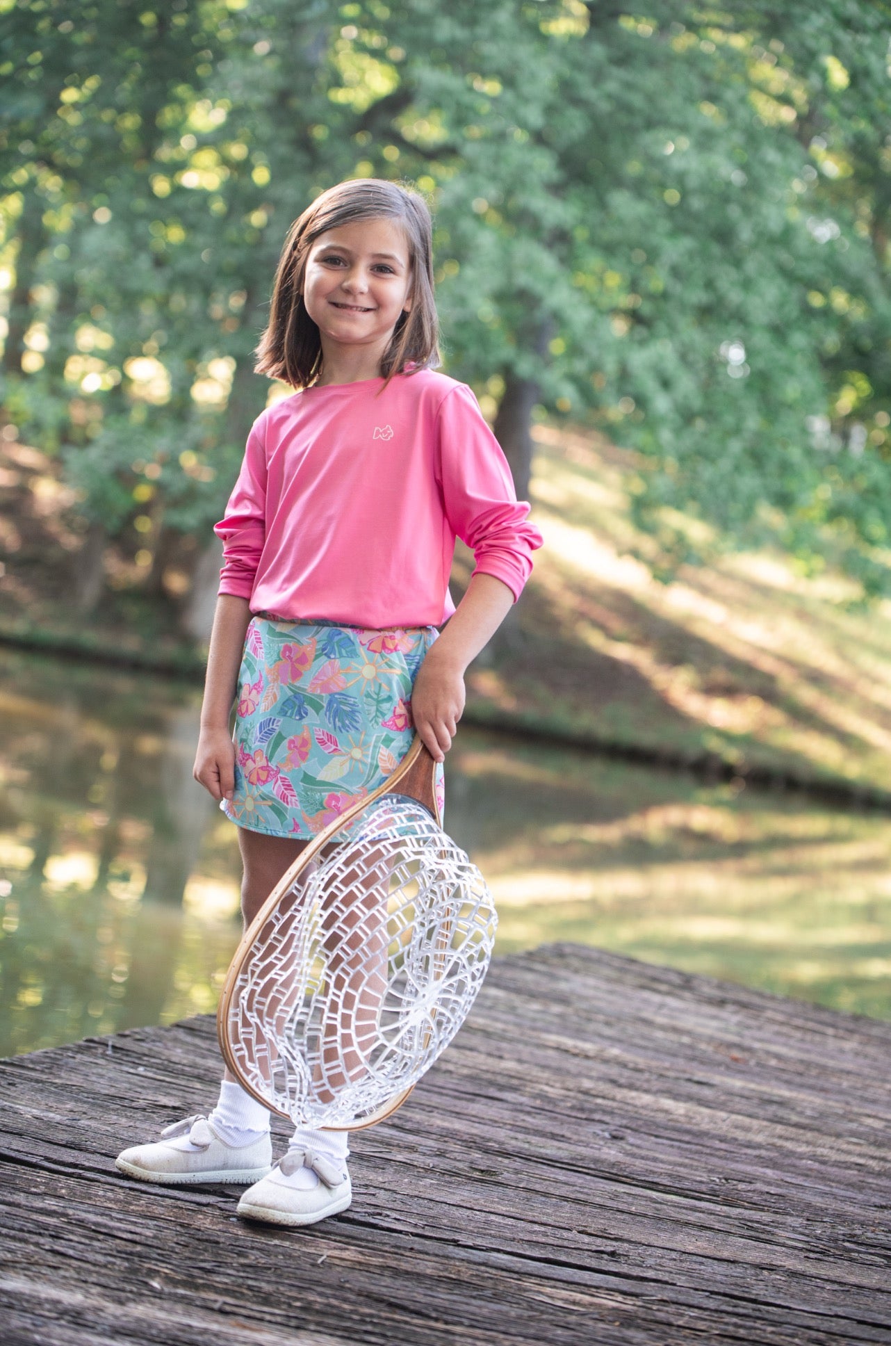 Girl's Pro Performance LS T-Shirt - Azalea Pink