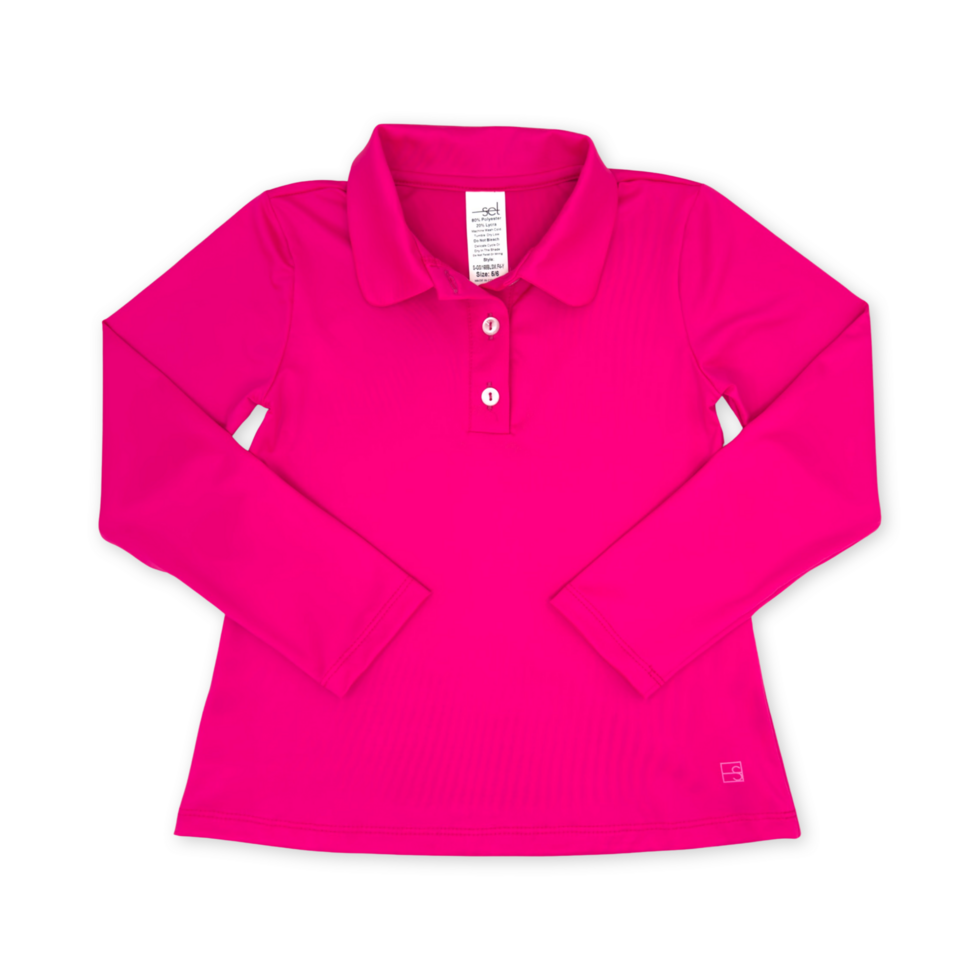 Gabby Shirt Long Sleeve - Power Pink