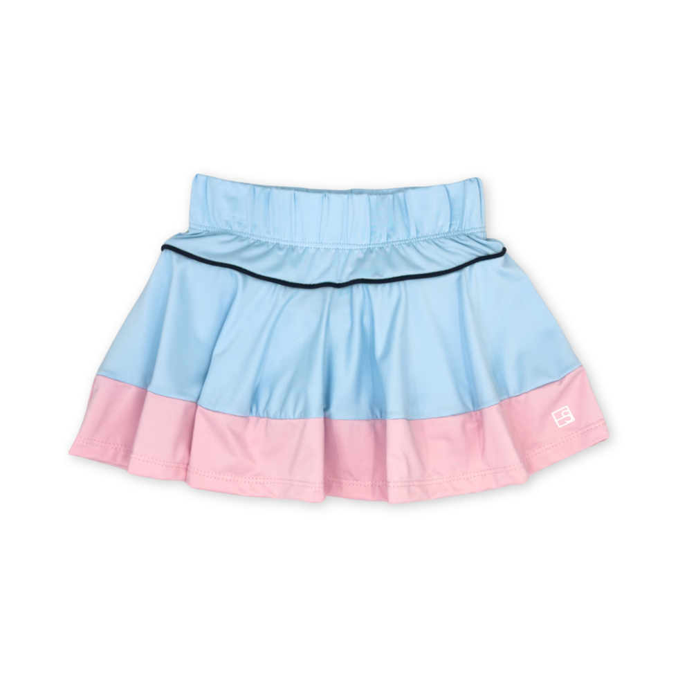 Amber Skort - Cotton Candy Blue, Cotton Candy Pink