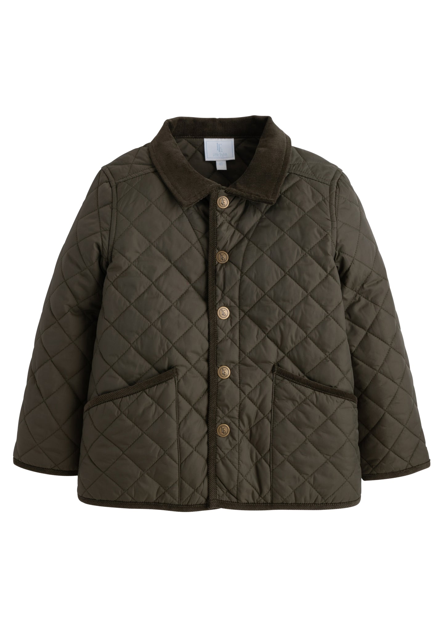 Classic Quilted Jacket- Olive