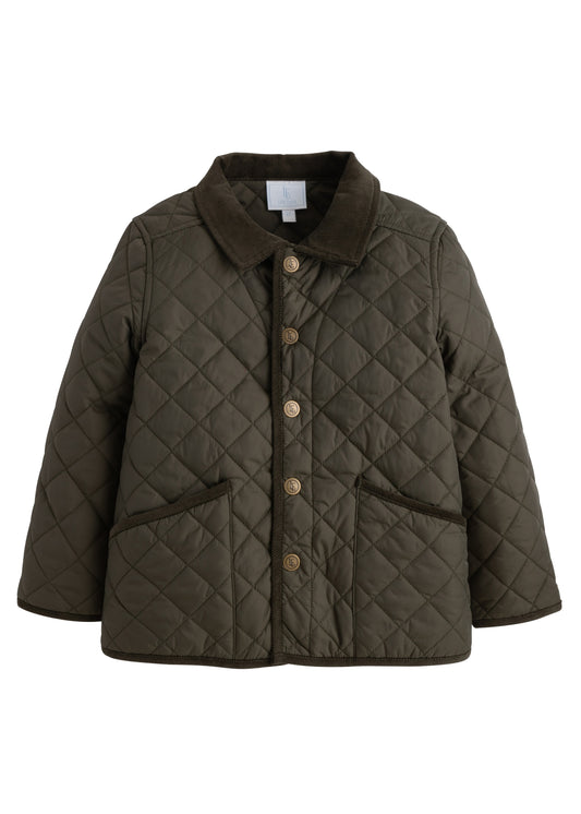 *PRE-ORDER* Classic Quilted Jacket- Olive