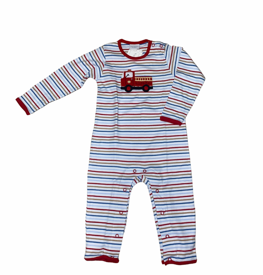 Fire Truck Coverall W/ Back Pocket