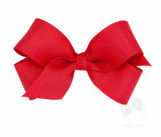 Plain Wrap Bow-Red