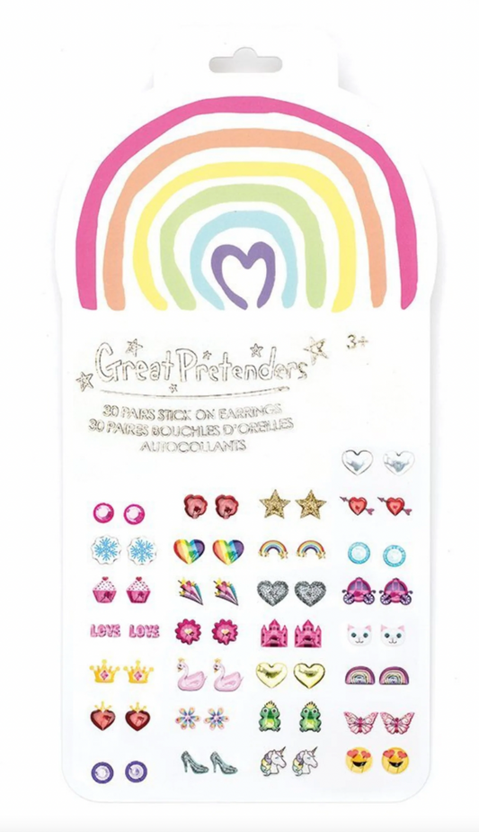 Rainbow Love-Sticker Earrings