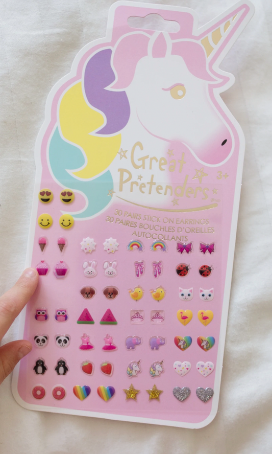 Unicorn-Sticker Earrings