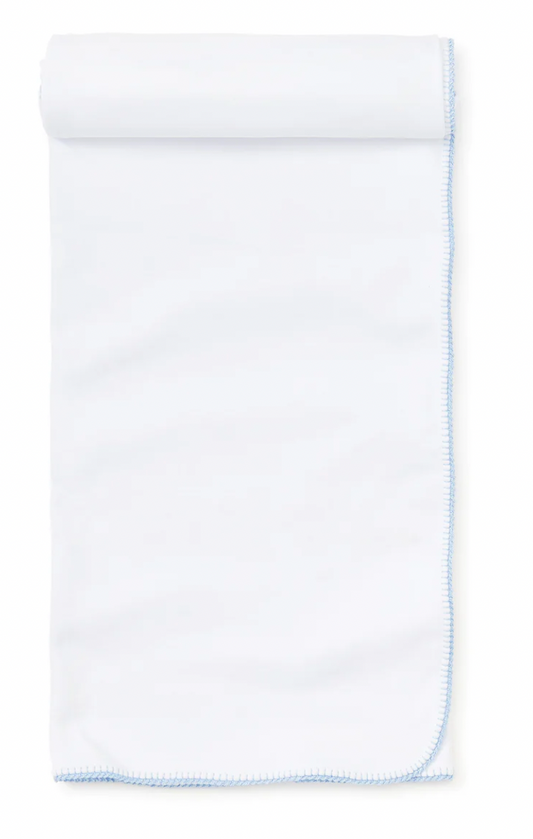 Basic Blanket- White & Blue