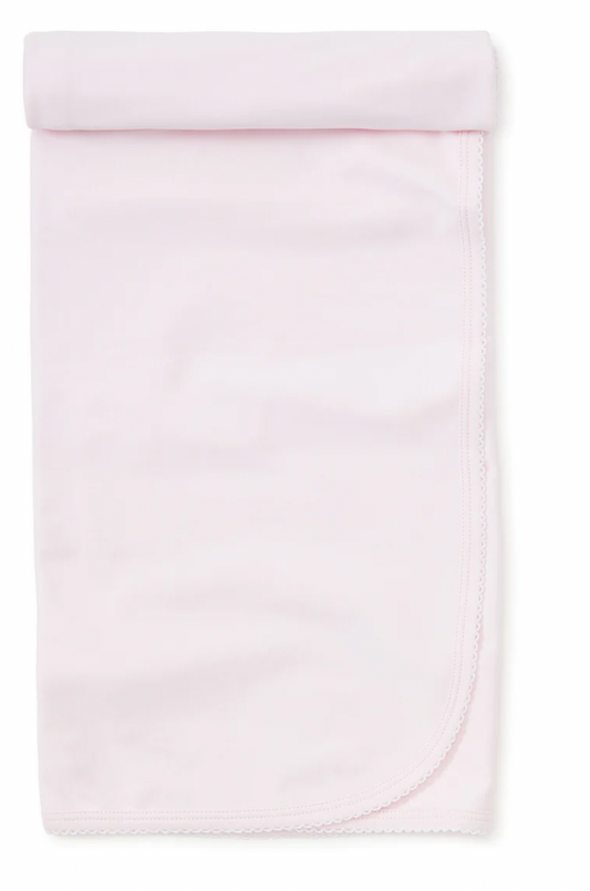 Basic Blanket- Light Pink & White