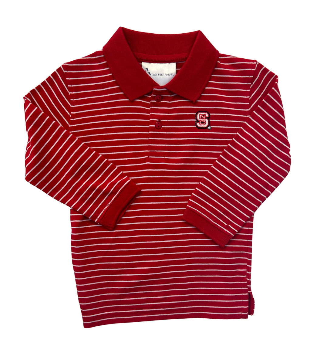 NC State LS Golf Shirt