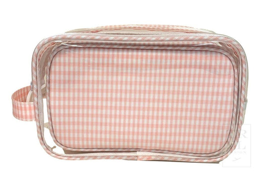 Duo Clear Cosmetic Set - Gingham Taffy