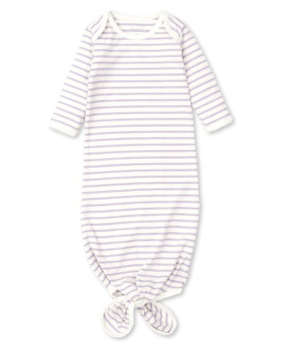 Striped Knotted Sack- Lilac
